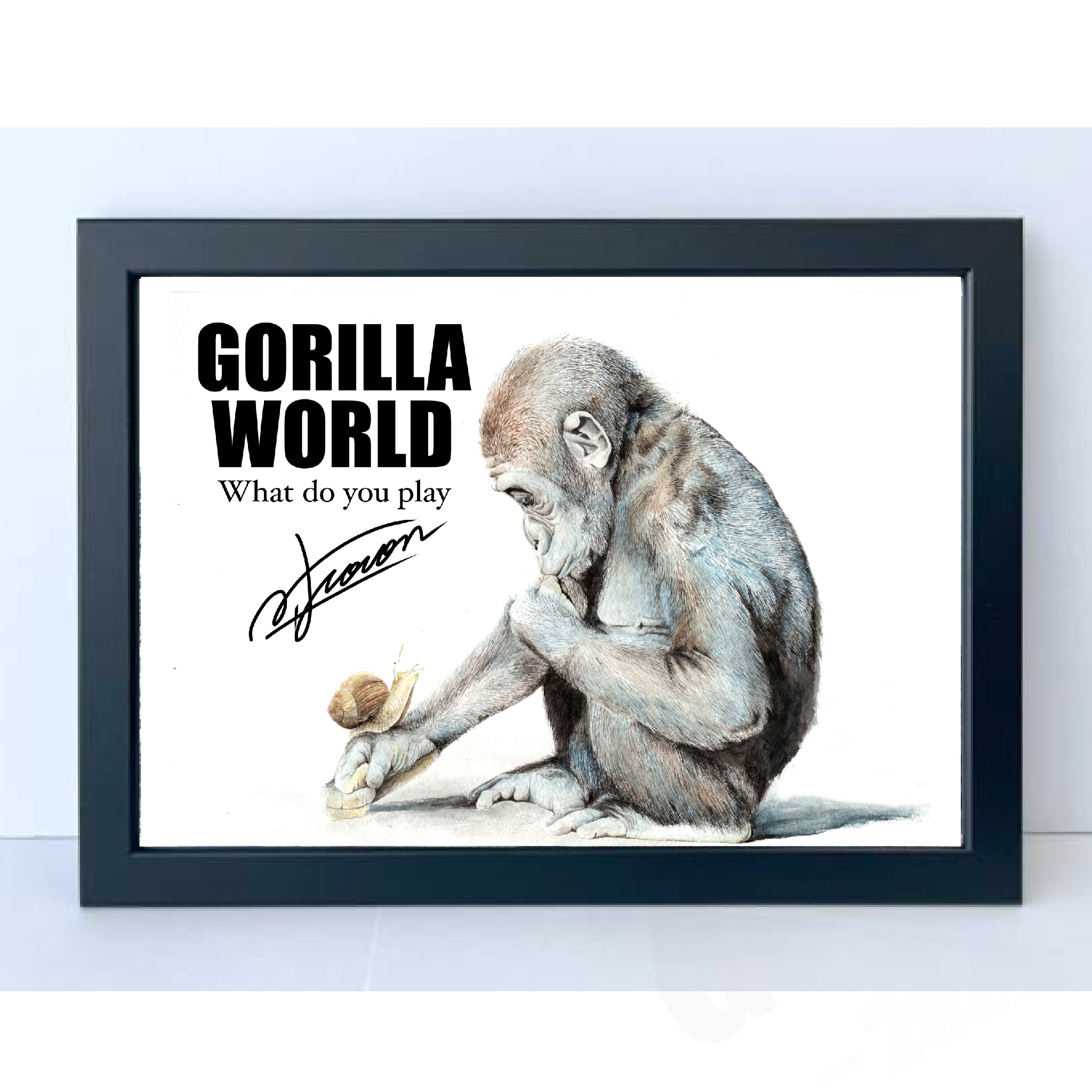 GORILLA WORLD（A4レプリカ No.3）