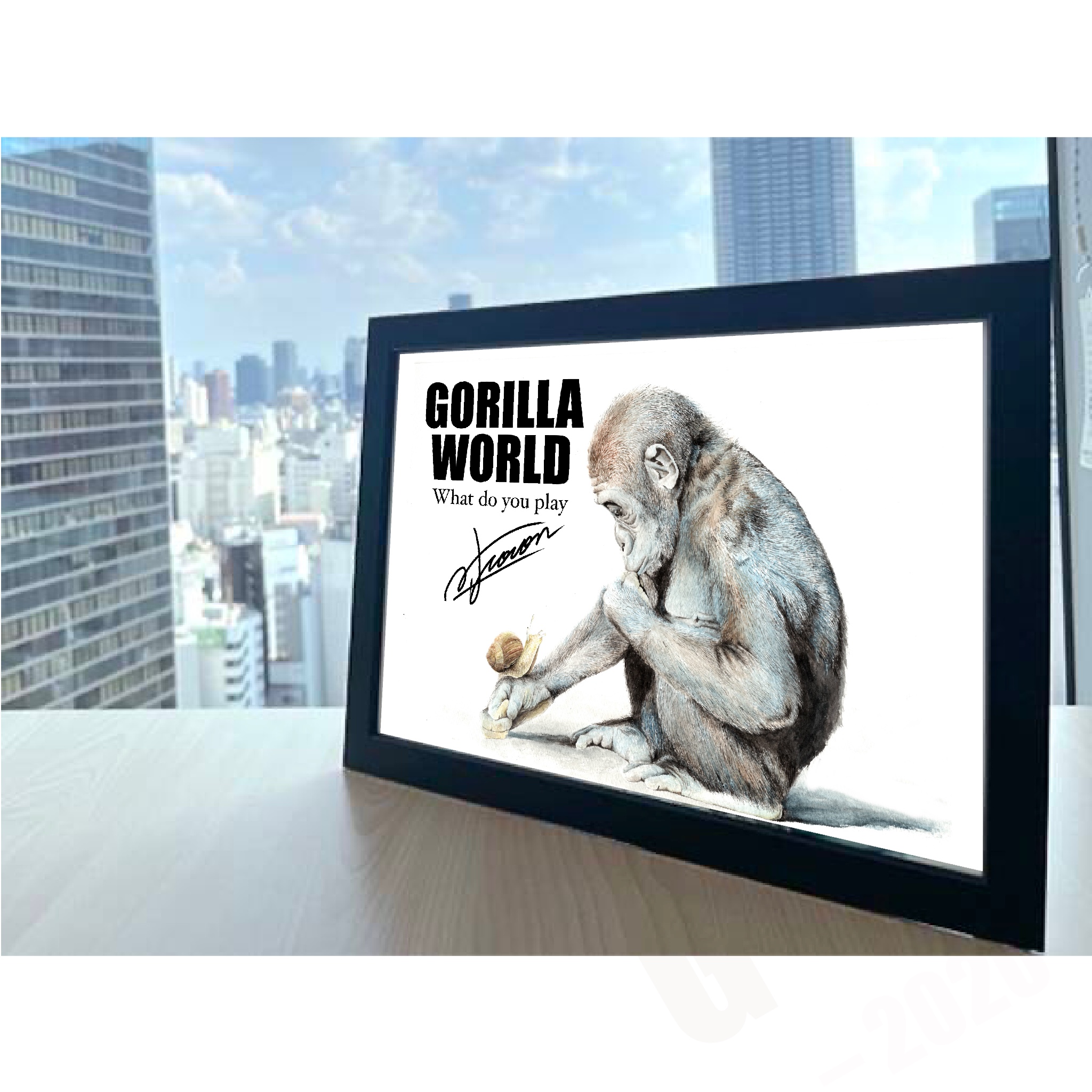 GORILLA WORLD（A4レプリカ No.3）