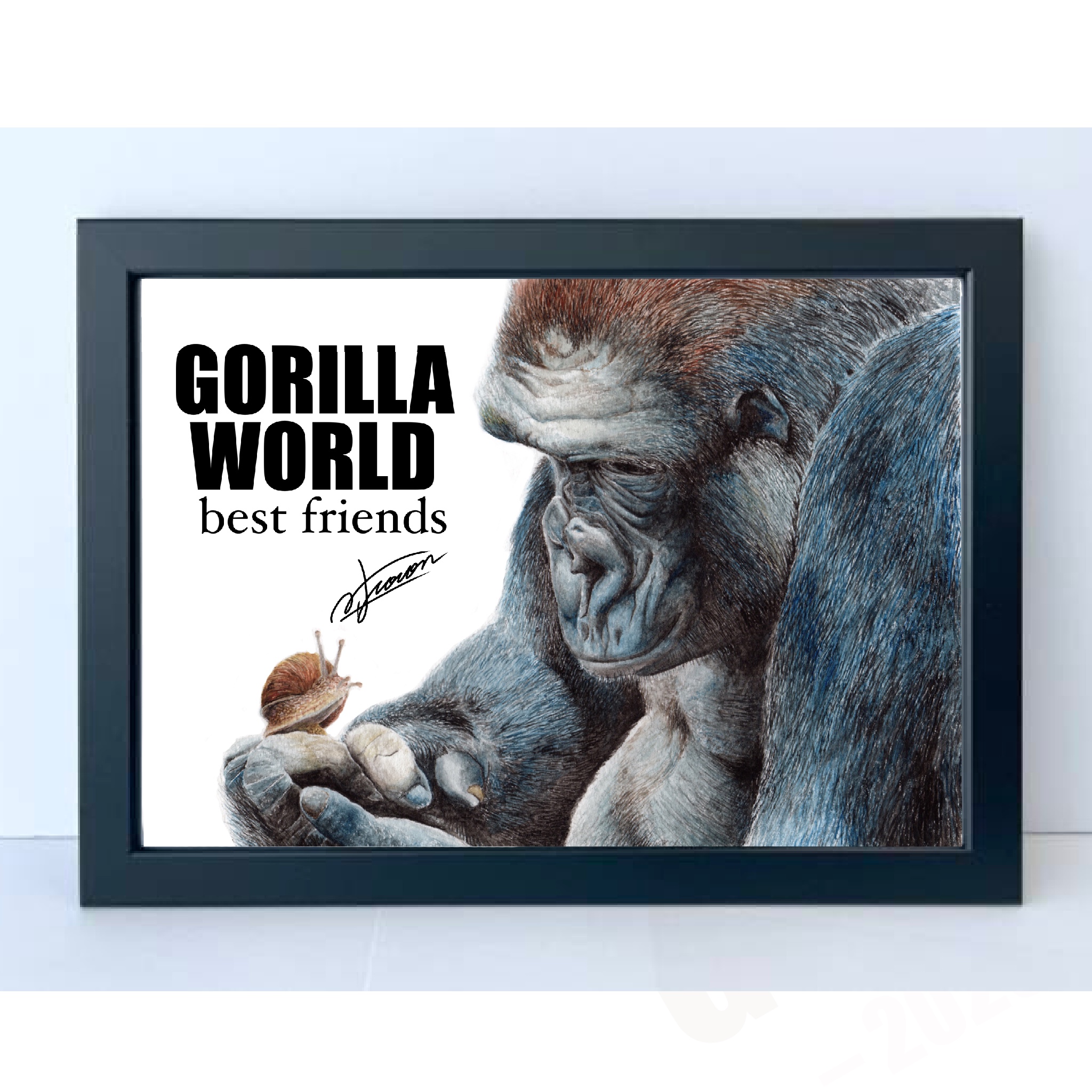 GORILLA WORLD（A4レプリカ No.5）