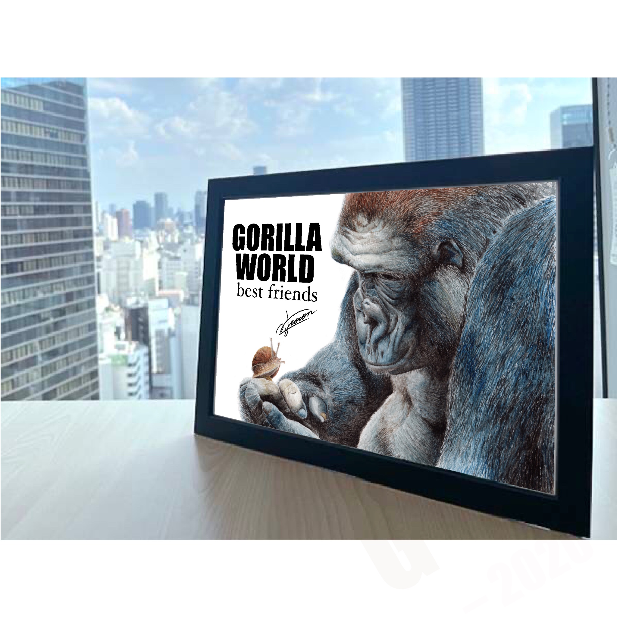 GORILLA WORLD（A4レプリカ No.5）