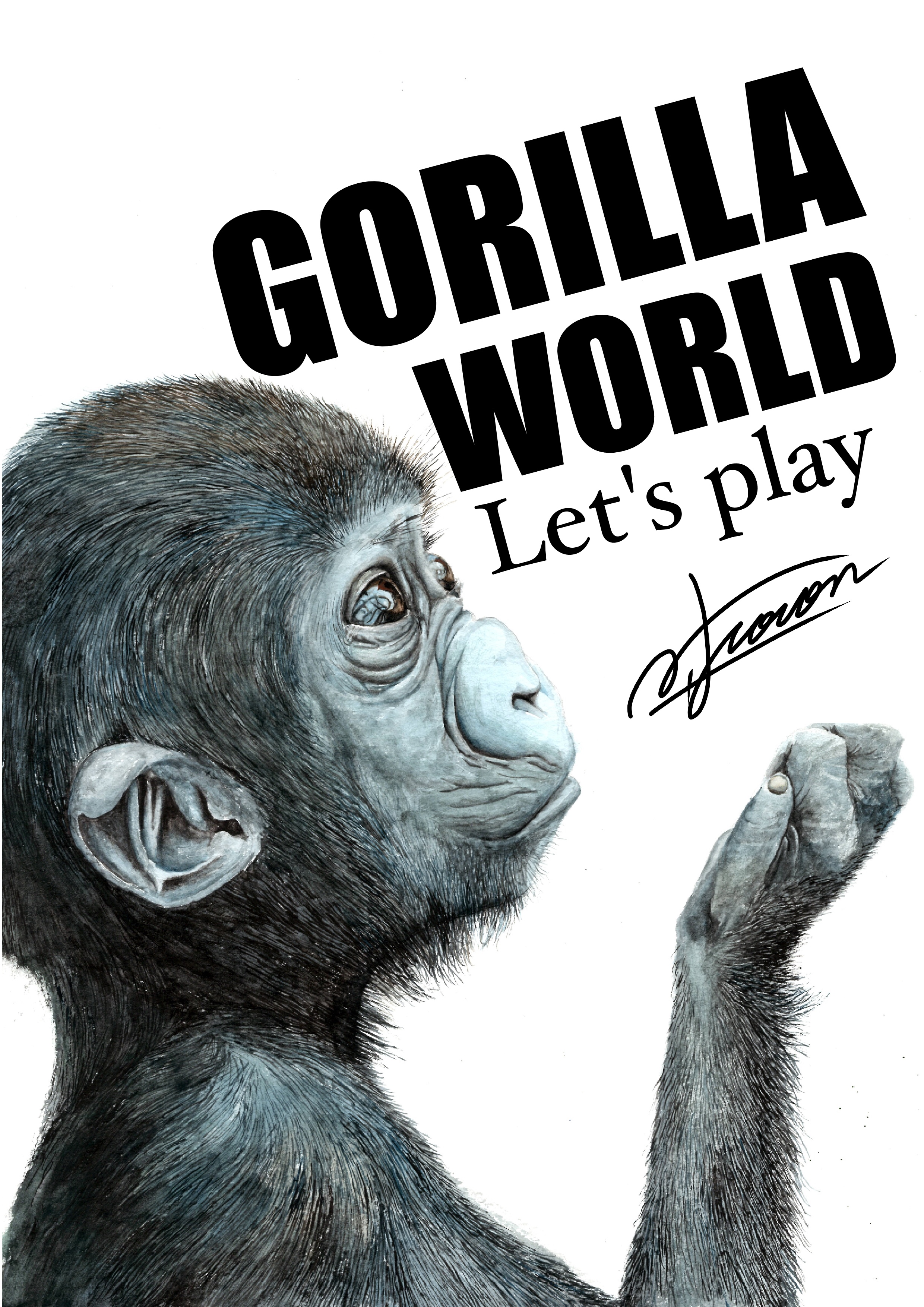 GORILLA WORLD（A4レプリカ No.7）