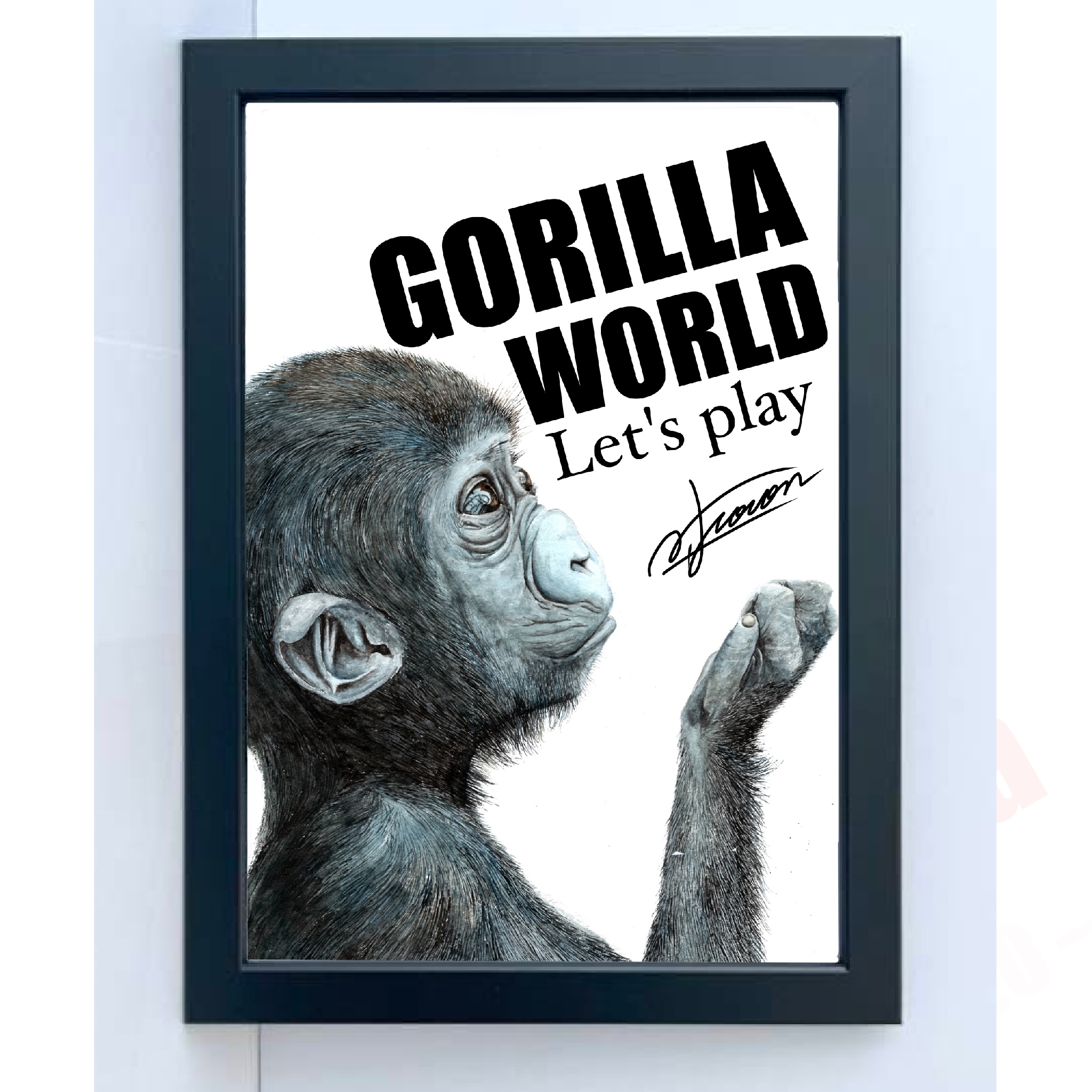 GORILLA WORLD（A4レプリカ No.7）